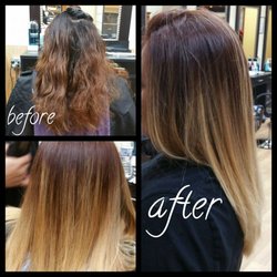 Balayage with a fabulous blow out