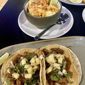 Orale Mexican Bar & Grill - Al Pastor Tacos with a side of  Street Corn - New Mexican Cuisine Near Me - Hanover Park, Illinois