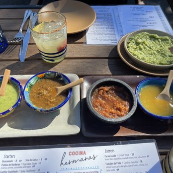 Cocina Hermanas - Salsa sampler - Mexican Near Me - Danville, California Cocina Hermanas - Salsa sampler - Mexican Near Me - Danville, California