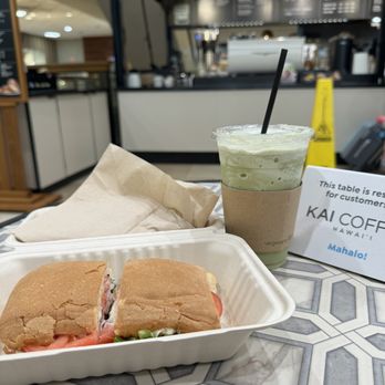 Kai Coffee Hawaii - a sandwich and a drink - Coffee Roasteries Near Me - Honolulu, Hawaii Kai Coffee Hawaii - a sandwich and a drink - Coffee Roasteries Near Me - Honolulu, Hawaii