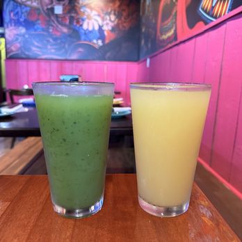 La Catrina - CUCUMBER and PINEAPPLE aguas frescas - Pizza Near Me - Milford, Connecticut La Catrina - CUCUMBER and PINEAPPLE aguas frescas - Pizza Near Me - Milford, Connecticut