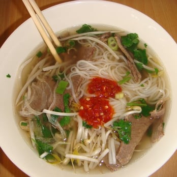 Pho Tho - Pho Beef Brisket *I added the sambal (red) - Vietnamese Near Me - Murrieta, California