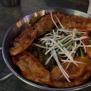 Urban Pocha - M1. Fried Dumpling Salad - Korean Near Me - Pasadena, California Urban Pocha - M1. Fried Dumpling Salad - Korean Near Me - Pasadena, California