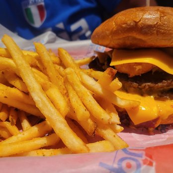 Old Republic Kitchen + Bar - The Wisconsin Slammer Burger - New American Near Me - Elgin, Illinois