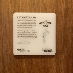 In the bathrooms