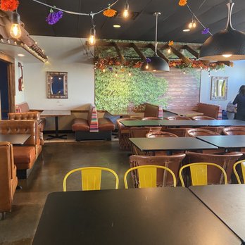 Tio's Mexican Restaurant - Tio's Mexican Restaurant seating with string lights - Mexican Near Me - South Jordan, Utah