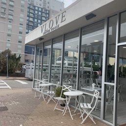 Exterior outside entrance of Vlove coffee - Virginia Beach, Virginia Exterior outside entrance of Vlove coffee - Virginia Beach, Virginia
