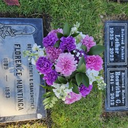 Michael's Flowers - Flowers for my parent's grave.