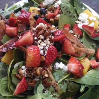 Hazel's Kitchen - Spinach salad, add walnuts and bacon - Sandwiches Near Me - San Francisco, California Hazel's Kitchen - Spinach salad, add walnuts and bacon - Sandwiches Near Me - San Francisco, California