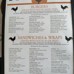 Marinia's Country Cafe - Lunch / dinner menu 1/2