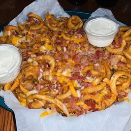 Loaded fries we're amazing