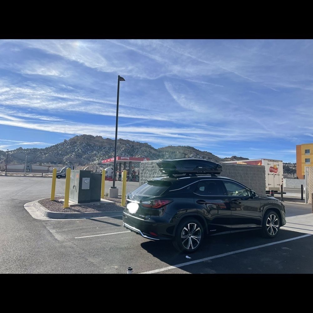 Rack Attack - Pasadena - Thule Motion XTL Cargo box fully loaded on 2021 Lexus RX450h - Route 66 Gallup, NM. - Bikes Near Me - Pasadena, California Rack Attack - Pasadena - Thule Motion XTL Cargo box fully loaded on 2021 Lexus RX450h - Route 66 Gallup, NM. - Bikes Near Me - Pasadena, California