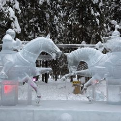 World Ice Art Championships - Ice art