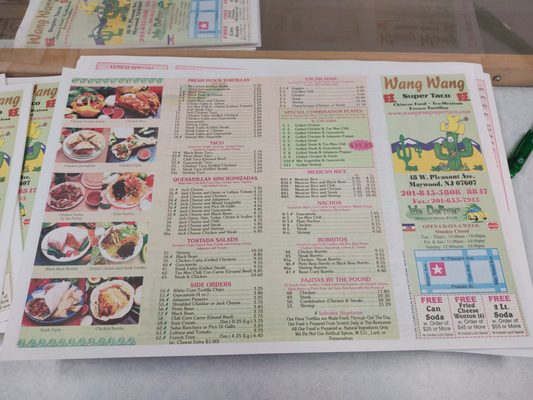 Menu photo 2 Wang Wang Super Taco Maywood, NJ Menu photo 2 Wang Wang Super Taco Maywood, NJ