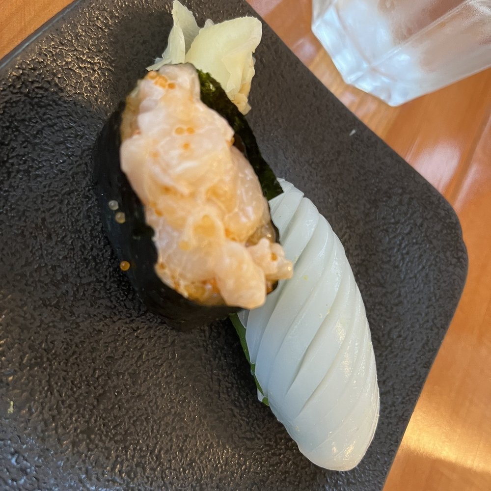 Edokko Nigiri Sushi - Chopped scallops - Japanese Near Me - Richmond, British Columbia Edokko Nigiri Sushi - Chopped scallops - Japanese Near Me - Richmond, British Columbia