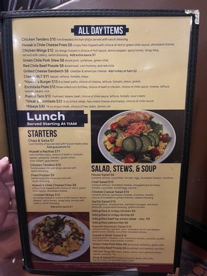 Menu photo 1 Huwaka Restaurant Acoma Pueblo, NM Menu photo 1 Huwaka Restaurant Acoma Pueblo, NM