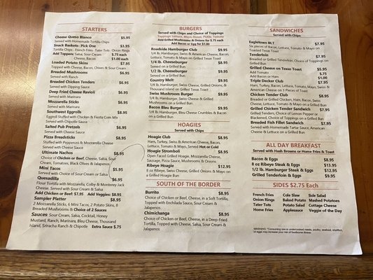 Menu photo 1 Roadside Cafe Westfield, IN