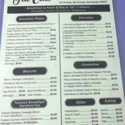 Fat Cats Too Grill - Menu