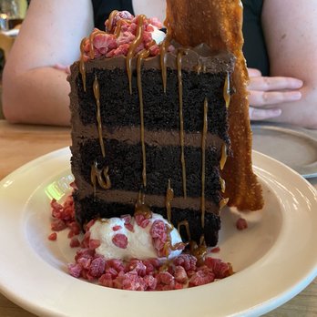 Maie Day - Chocolate cake - New American Near Me - Austin, Texas