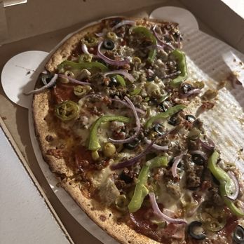 Frankenboltzzzz Brewing - All item pizza ( minus mushrooms ) was excellent! Thin crust is the way to go! - Brewpubs Near Me - Montgomery, Texas Frankenboltzzzz Brewing - All item pizza ( minus mushrooms ) was excellent! Thin crust is the way to go! - Brewpubs Near Me - Montgomery, Texas
