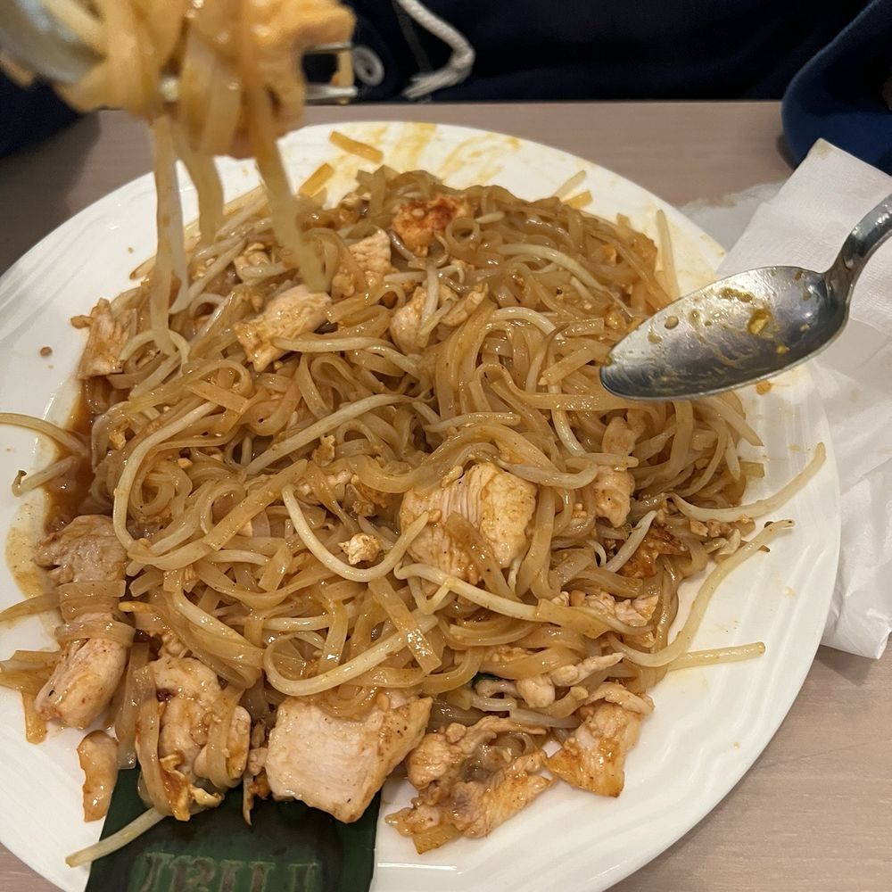 chow Maine with chicken