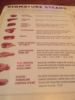 Menu photo 6 Outback Steakhouse Cape Coral, FL Menu photo 6 Outback Steakhouse Cape Coral, FL