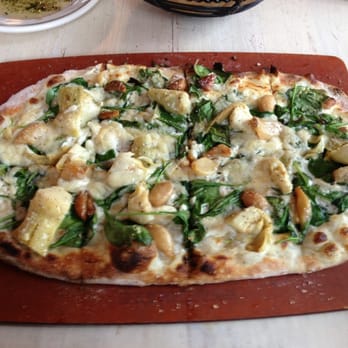 Mandola's Italian - Fiorentina spinach, artichoke, etc. pizza. Luckily it was thin crust Italian style and I was able to eat most of it. - Italian Near Me - Austin, Texas Mandola's Italian - Fiorentina spinach, artichoke, etc. pizza. Luckily it was thin crust Italian style and I was able to eat most of it. - Italian Near Me - Austin, Texas