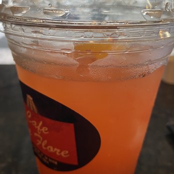 Cafe La Flore - Pomegranate Italian Soda ! - Coffee & Tea Near Me - San Francisco, California