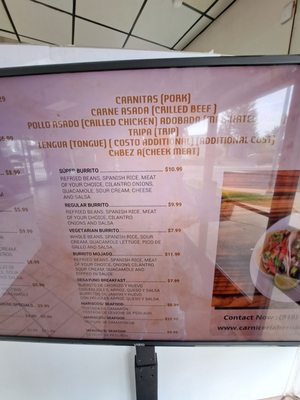 Menu photo 6 Carnicería Hernández Roseville, CA