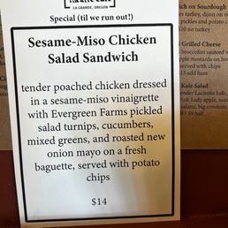 Special menu Special menu