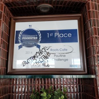 Roots Café - Well deserved award - Coffee & Tea Near Me - Vancouver, British Columbia Roots Café - Well deserved award - Coffee & Tea Near Me - Vancouver, British Columbia