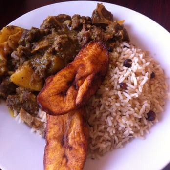 A Yah Mi Deh Jamaican Restaurant - Curry goat ($14.25 large) - Caribbean Near Me - Edmonton, Alberta