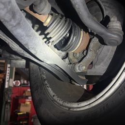CV axle being broken