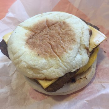Dunkin' - an english muffin sandwich on a piece of wax paper - Donuts Near Me - Alexandria, Virginia Dunkin' - an english muffin sandwich on a piece of wax paper - Donuts Near Me - Alexandria, Virginia