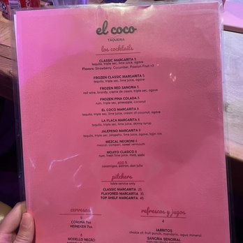 El Coco - Menu - Tacos Near Me - New York, New York El Coco - Menu - Tacos Near Me - New York, New York