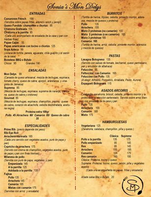 Menu photo 2 Sonia's Mon Delys Mascota, JAL Menu photo 2 Sonia's Mon Delys Mascota, JAL