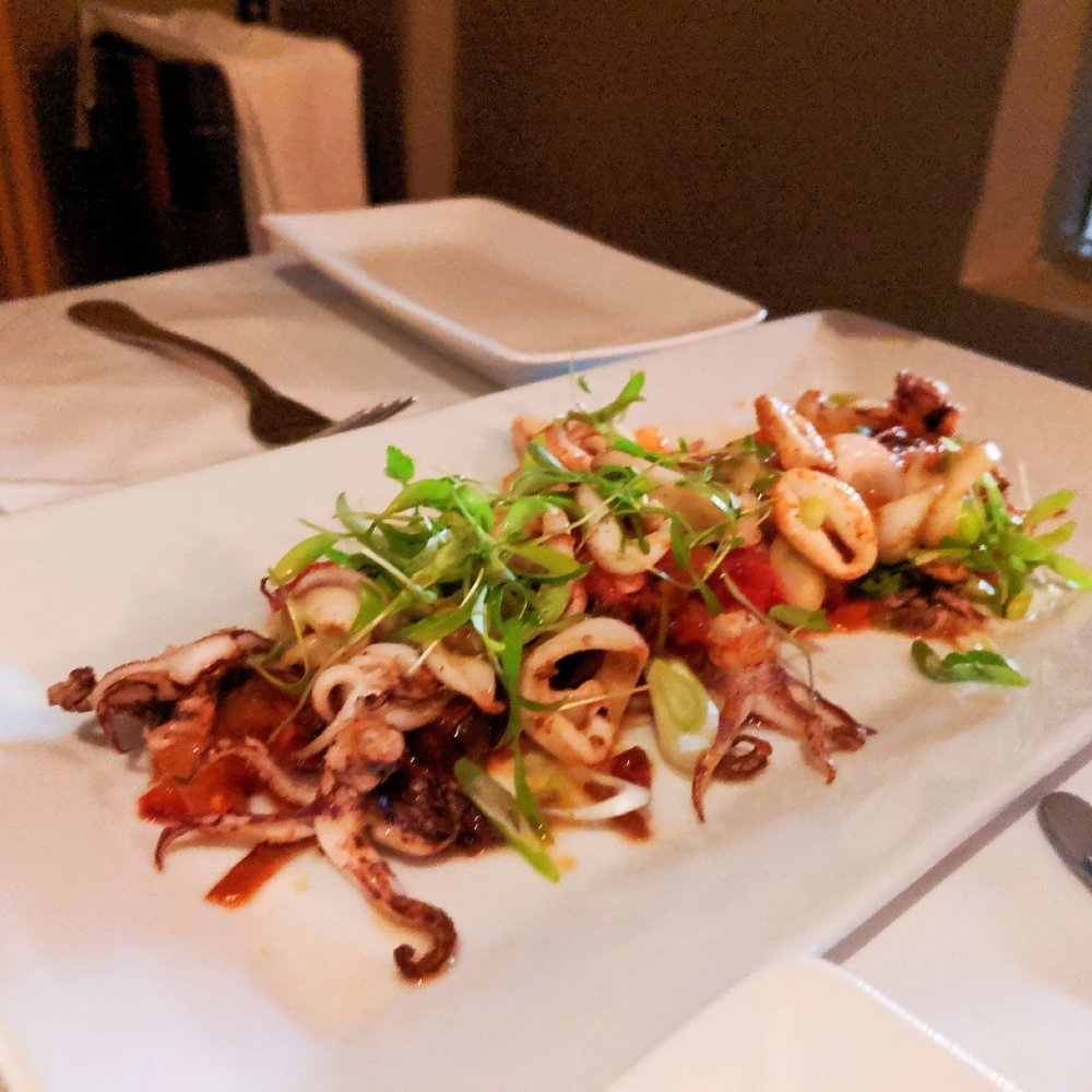 Bistro 45 - Calamari highly recommend! - New American Near Me - Pasadena, California Bistro 45 - Calamari highly recommend! - New American Near Me - Pasadena, California