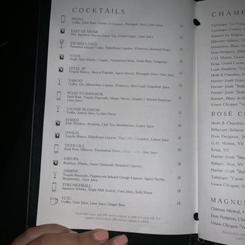Sugar - Drink menu - Cocktail Bars Near Me - Miami, Florida Sugar - Drink menu - Cocktail Bars Near Me - Miami, Florida