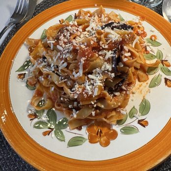 Pastiamo Pasta Bar & Cafe - Tagliatelle with the alla Norma sauce - Italian Near Me - Princeton, New Jersey Pastiamo Pasta Bar & Cafe - Tagliatelle with the alla Norma sauce - Italian Near Me - Princeton, New Jersey