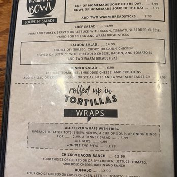 Thirsty Buffalo Saloon - Food menu - Bars Near Me - Buffalo, Minnesota Thirsty Buffalo Saloon - Food menu - Bars Near Me - Buffalo, Minnesota