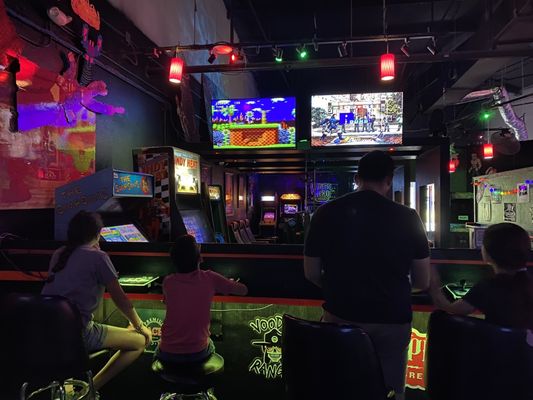 Player 1 Video Game Bar by null