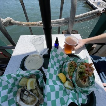 Tognazzini's Dockside - Clam chowder was good! BBQ garlic butter oysters & shrimp burrito were just OK. - Seafood Near Me - Morro Bay, California Tognazzini's Dockside - Clam chowder was good! BBQ garlic butter oysters & shrimp burrito were just OK. - Seafood Near Me - Morro Bay, California