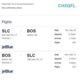 Canceled my trip