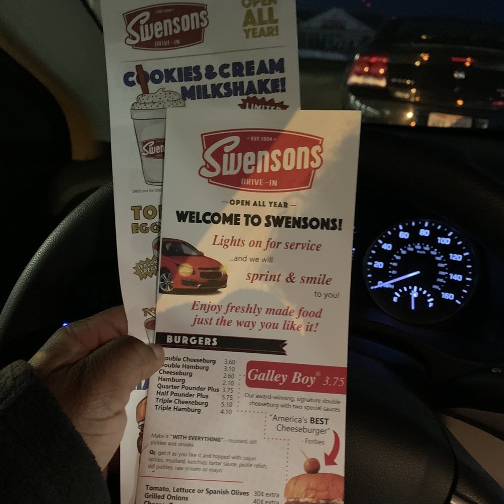 Swensons Drive-In - Menu - Burgers Near Me - Seven Hills, Ohio