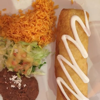 Mexico Lindo - Chorizo Chimichanga. - Mexican Near Me - Whitby, Ontario