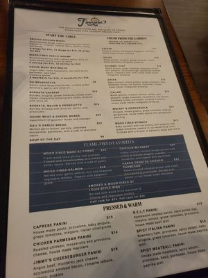 Menu photo 1 Fiamma Italian Ristorante East Providence, RI Menu photo 1 Fiamma Italian Ristorante East Providence, RI