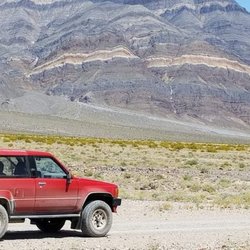 East Side Sierra Shuttle - 4Runner in Eureka Valley Death Valley National Park