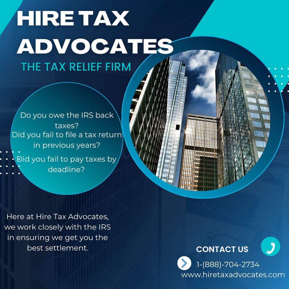 HIRE TAX ADVOCATES Updated July 2024 24000 Alicia Pkwy, Mission