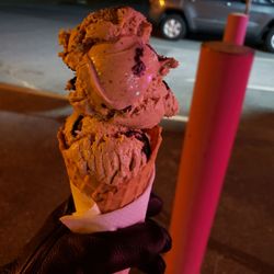 Swirls & Scoops - Coffee oreo in a waffle cone