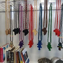 College Town Cutz Barber Shop - Wooden BEEDS $5